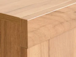 Buffet LINTRUP 2 Portes 3 Tiroirs Chêne -Magasin De Meubles 162196