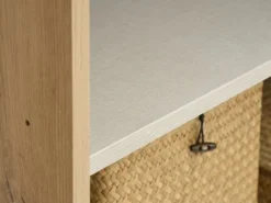 Armoire SALTOV 204x222 Chêne/noir -Magasin De Meubles 162318