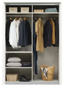 Armoire SALTOV 150x222 Blanc -Magasin De Meubles 162335 2