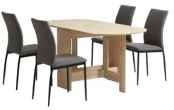 OBLING L100/163 + 4 TRUSTRUP Gris/noir