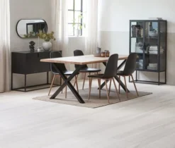 Buffet VIRUM 3 Portes Noir -Magasin De Meubles 164011 1