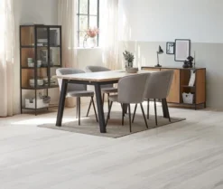 Vitrine TRAPPEDAL Chêne/noir -Magasin De Meubles 165008