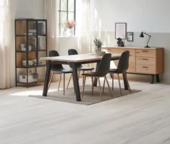 Vitrine TRAPPEDAL Chêne/noir -Magasin De Meubles 165012 1