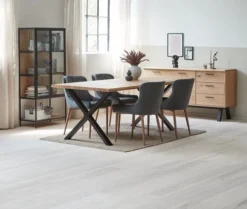 Vitrine TRAPPEDAL Chêne/noir -Magasin De Meubles 165015