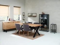 Vitrine VIRUM 2 Portes Noir -Magasin De Meubles 165020 1