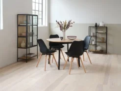 Vitrine TRAPPEDAL Chêne/noir -Magasin De Meubles 165113 1