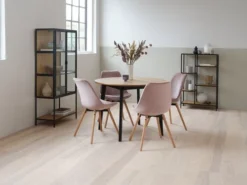 Vitrine TRAPPEDAL Chêne/noir -Magasin De Meubles 165114 1