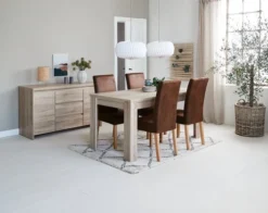 Étagère Murale KETTINGE 6 Tablettes Naturel -Magasin De Meubles 165152