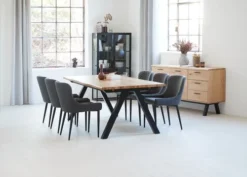 Vitrine VIRUM 2 Portes Noir -Magasin De Meubles 165161