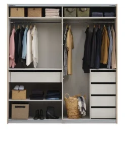 Armoire SALTOV 204 + Lot Accessoires Chêne