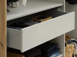 Armoire SALTOV 204x222 Chêne/noir -Magasin De Meubles 165239 9