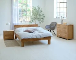 Royal Oak Commode HUGGET 4 Tiroirs Larges Chêne -Magasin De Meubles 165652