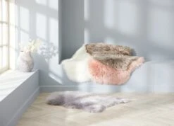 Fausse Fourrure TAKS 60x90 Brun Clair -Magasin De Meubles 166469