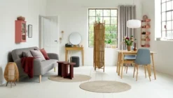 Chaise JONSTRUP Bleu Clair/chêne -Magasin De Meubles 166679 2