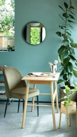 Miroir MARSTAL Ø50 Noir -Magasin De Meubles 166735 1