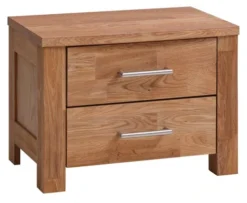Royal Oak Table De Nuit OLLERUP 2 Tiroirs Chêne