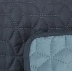 Couvre-lit ROSENTRE 160x220 Bleu -Magasin De Meubles 175733