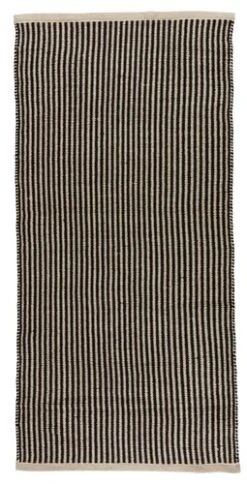 Tapis HOSTA 65x140 Noir/beige