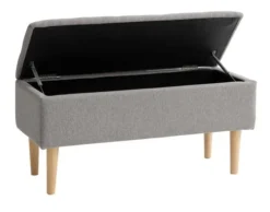 Banc BADSTED A/rangement Gris Clair -Magasin De Meubles 181291