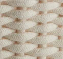 Panier BIRDAL Ø29xH12cm Blanc -Magasin De Meubles 181476