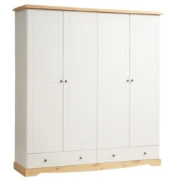 Armoire ROLD 203×216 Blanc/pin