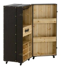 Armoire Bar RISTINGE 50×108cm Brun Foncé -Magasin De Meubles 182125