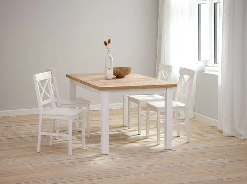 Vase INGEMAR L10xL8xH34cm Blanc 2 Vase INGEMAR L10xL8xH34cm Blanc – Image 2