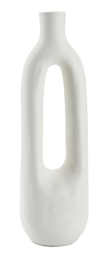 Vase INGEMAR L10xL8xH34cm Blanc