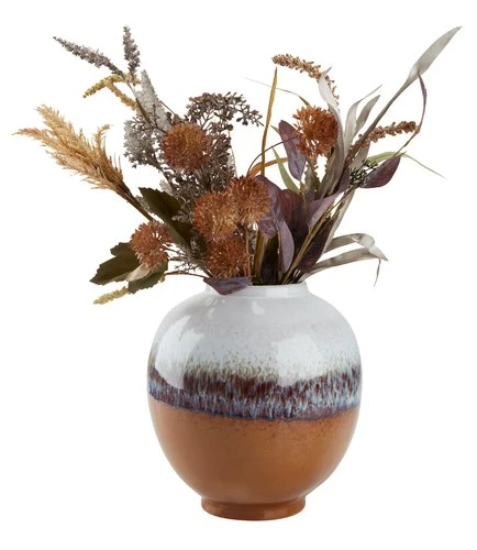 Vase MADS Ø23xH25cm Brun 2 Vase MADS Ø23xH25cm Brun – Image 2