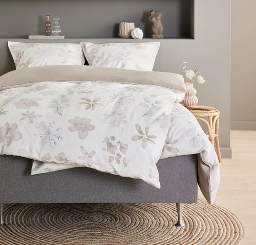 Parure De Lit Satin BERIT 240x220 Blanc 4 Parure De Lit Satin BERIT 240x220 Blanc – Image 4