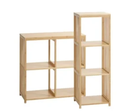 Étagère BALLUM 4 Tablettes Bambou -Magasin De Meubles 185236