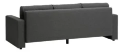 Canapé Convertible MARSLEV 3 Places Tissu Gris Foncé -Magasin De Meubles 185374