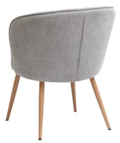 Fauteuil HOLMDRUP Gris/chêne -Magasin De Meubles 185426