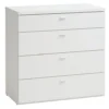 Commode 4 Tiroirs BRODAL Blanc