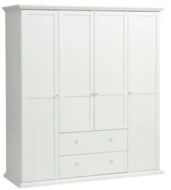 Armoire FREDENSBORG 183x200 Blanc