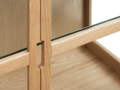 Royal Oak Vitrine LANGELINIE 3 Portes Chêne -Magasin De Meubles 185994