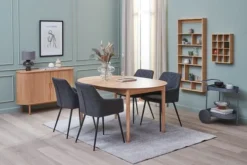 Chaise PURHUS Gris/noir -Magasin De Meubles 186219 3