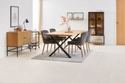 Royal Oak Table ROSKILDE 95x200 Chêne Naturel/noir -Magasin De Meubles 186232 4