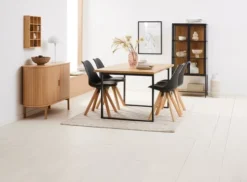 Royal Oak Buffet LYNGVIG 120 Cm 2 Portes Coulissantes Chêne Naturel -Magasin De Meubles 186957