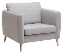 Fauteuil AARHUS Gris Clair