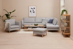 Pouf AARHUS 68x60 Gris Clair -Magasin De Meubles 189151 2