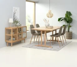 Royal Oak Vitrine LANGELINIE 3 Portes Chêne -Magasin De Meubles 189190