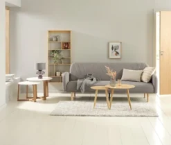 Canapé Convertible PARADIS Gris Clair -Magasin De Meubles 189215 2