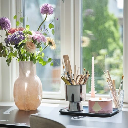 Vase KASPER Ø18xH30cm Rose 2 Vase KASPER Ø18xH30cm Rose – Image 2