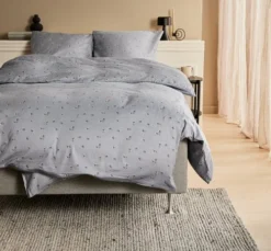 Parure De Lit Satin GERD 240x220 Bleu Poudré -Magasin De Meubles 194135