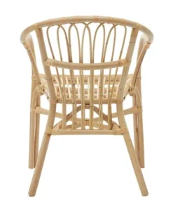 Fauteuil LISELEJE Dossier Bas Naturel -Magasin De Meubles 198321