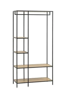 Meuble D'entrée TRAPPEDAL Chêne/noir