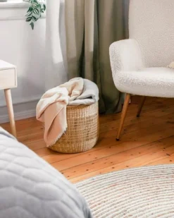 Panier EGGERT Ø35xH30cm Naturel -Magasin De Meubles 199863