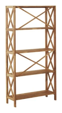 Royal Oak Etagère JANNERUP Large 5 Tablettes Chêne -Magasin De Meubles 200169