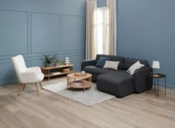 Canapé Convertible Avec Méridienne JETSMARK Gris -Magasin De Meubles 201631 1